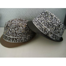 Sombrero de Fedora del caballero de encargo Gorros Bordados